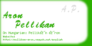 aron pellikan business card